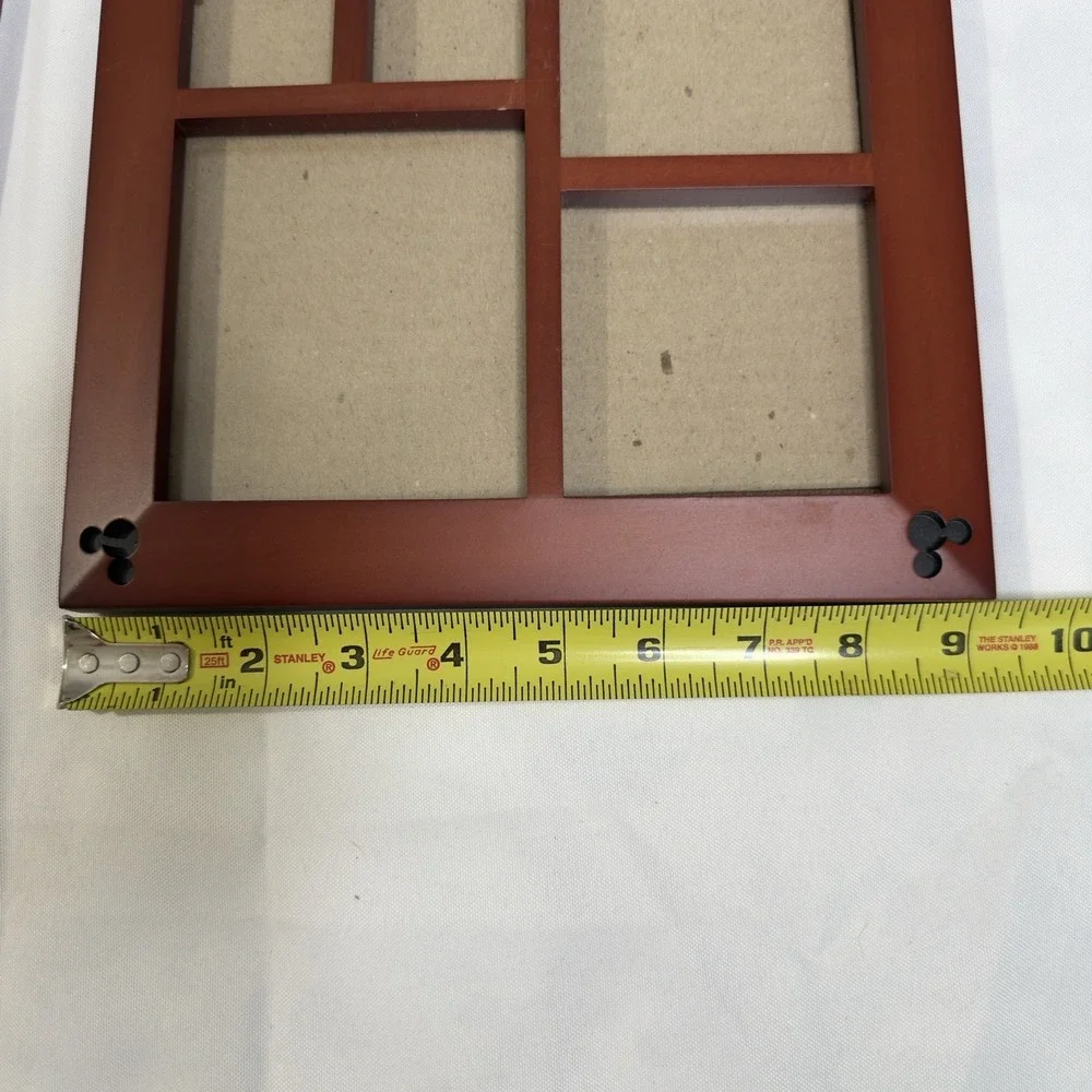 Disney Parks Mickey Mouse Multi Photo Collage Picture Frame Thailand Wood